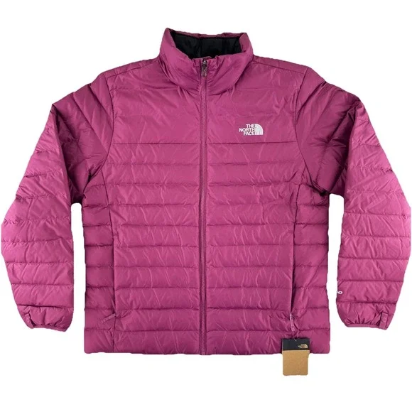 The North Face Minoqua Down Puffer Jacket Mens Large Cyber Berry Pink $220