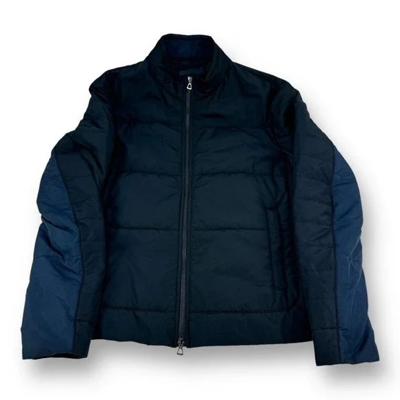 Zachary Prell Men's Blue Double Zip Polyamide Polyester Fill Jacket Size 2XL‎