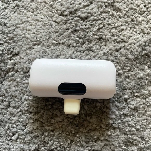 NWOT Small White Portable iPhone Power Bank