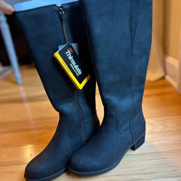 NWT Hush Puppies Black Waterproof Thinsulate Tall Women’s Boots
