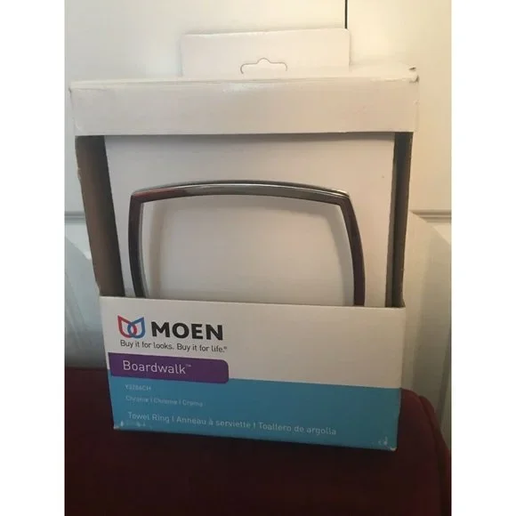 New Moen Boardwalk Chrome Towel‎ Ring Model Y3286CH, BRAND NEW