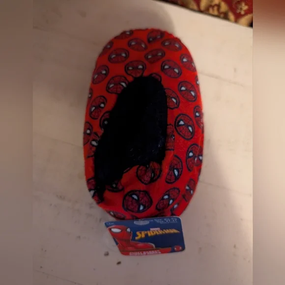 NEW Red Spider-Man Slippers 2T-3T
