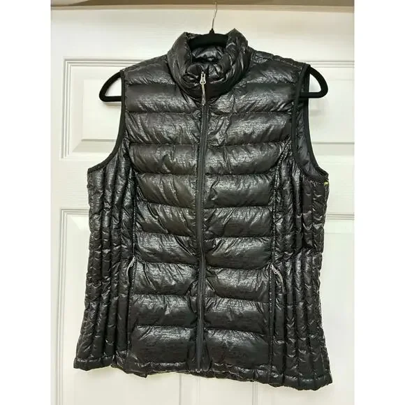 32‎ Degrees Heat Men's Puffer Vest Large Black Lightweight Weatherproof Zip