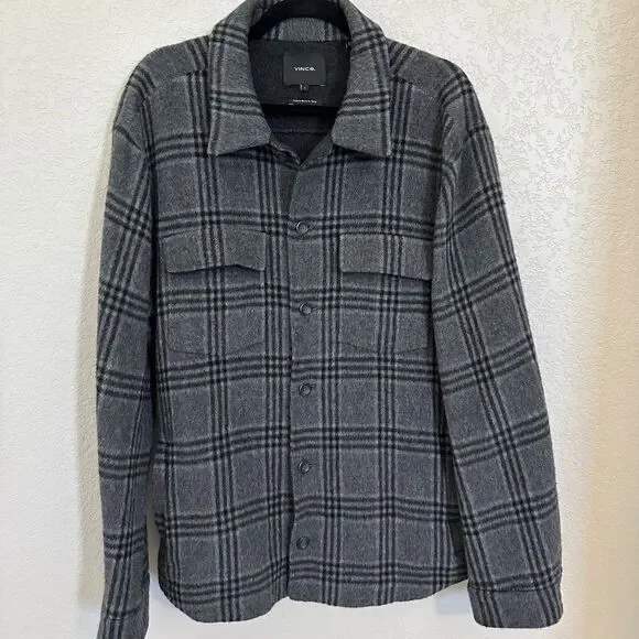 Vince Cashmere Overshirt Shacket