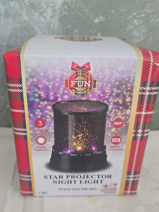 Star Projector Night Light, Fill Your Room With Stars, LED Lights New