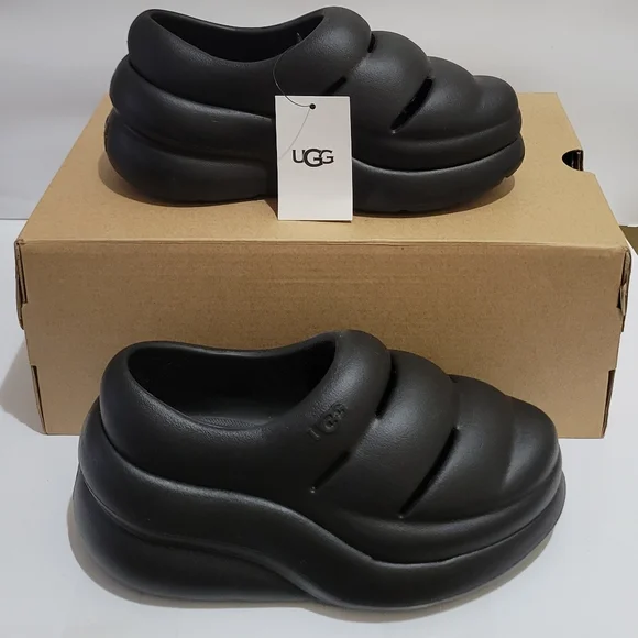 Ugg Sport Yeah Black Clogs Little‎ Kids