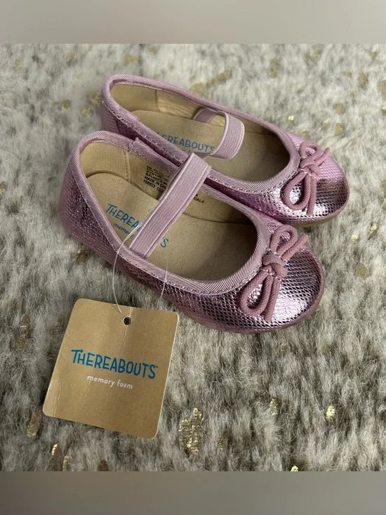 5 for $25🔥Thereabouts Pink Mini Snake Ballet Slippers Baby Girls Size 5- New