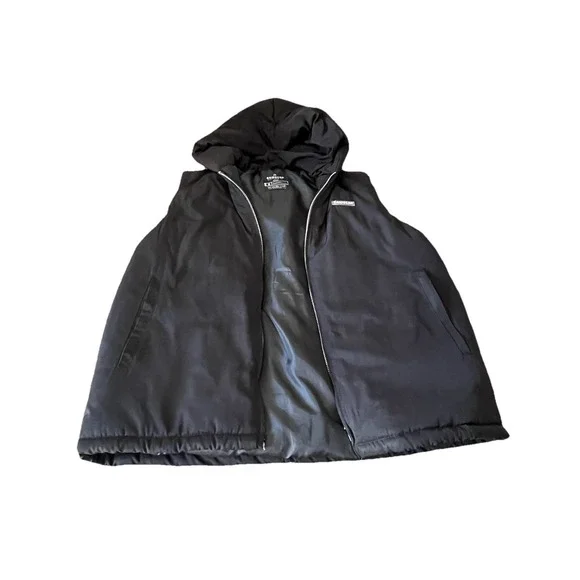 Raw Gear Men's‎ S Black Hooded Puffer Vest