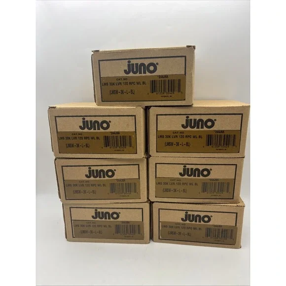 Juno 30k LVR Series LED Step Light 120V RPC WL BL - Lot Of 7