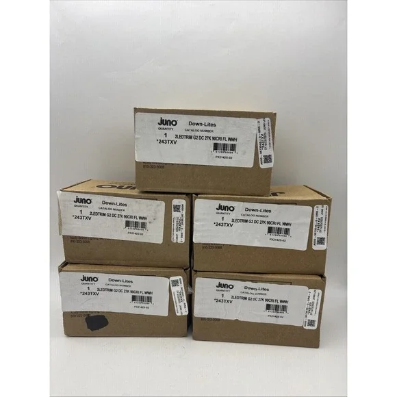 Juno 2LEDTRIM G2 DC 27K 90 CRI FL WWH - Lot Of 5 New