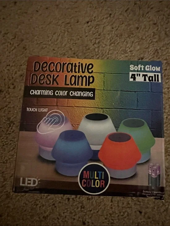 Multicolor Decorative Color-Changing Desk Lamp - Touch Light