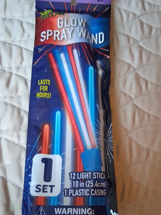 12-Pack Light Sticks in Red, White & Blue - Home Party Supplies
