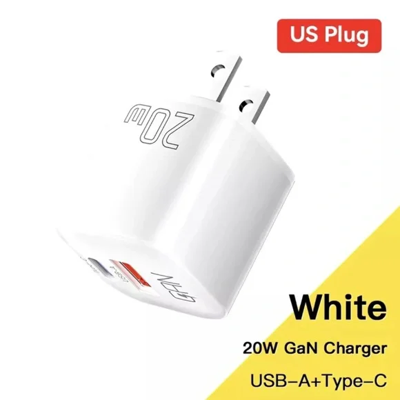 Essager 20W GaN USB Type C Charger PD Fast Charge Phone QC 3.0 Quick Chargers