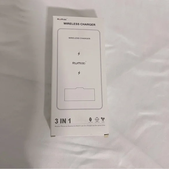 Foldable 3 n 1 Wireless Charger New It Can Charge A Phone, Watch Simultaneously