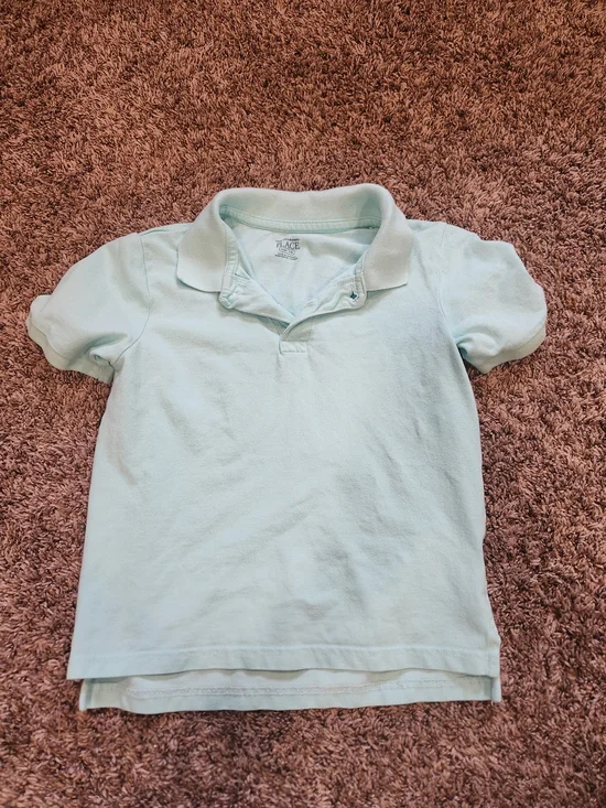The Children's Place Mint Green Polo Shirt