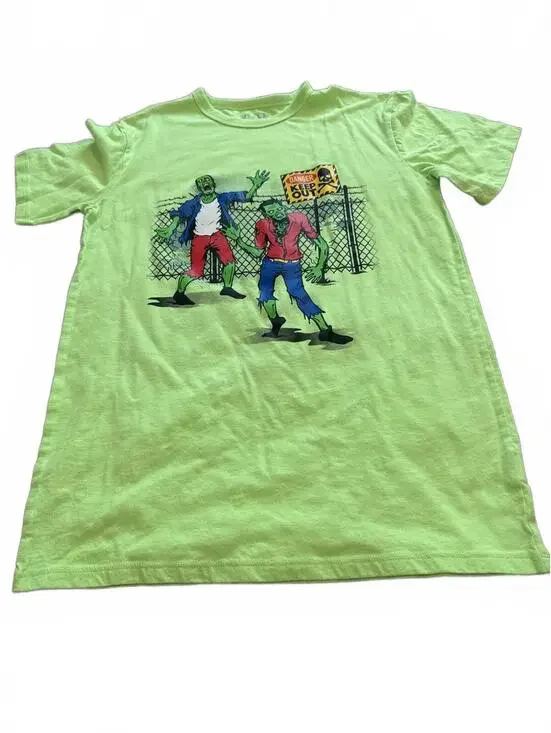 The Children's Place Boys Neon Green Graphic Tee XXL