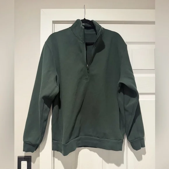 Auth.✅ Men’s Lululemon Steady State Half-Zip in “Legacy Green” Size Medium