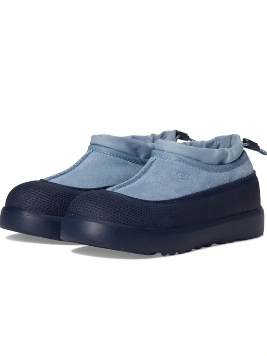 UGG Kids Light Blue and Navy Cozy Slip-On Clog 6 US