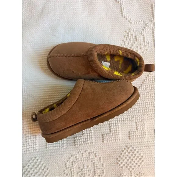 Wonder Nation Kids Sherpa Slipper Clogs Size 13/1