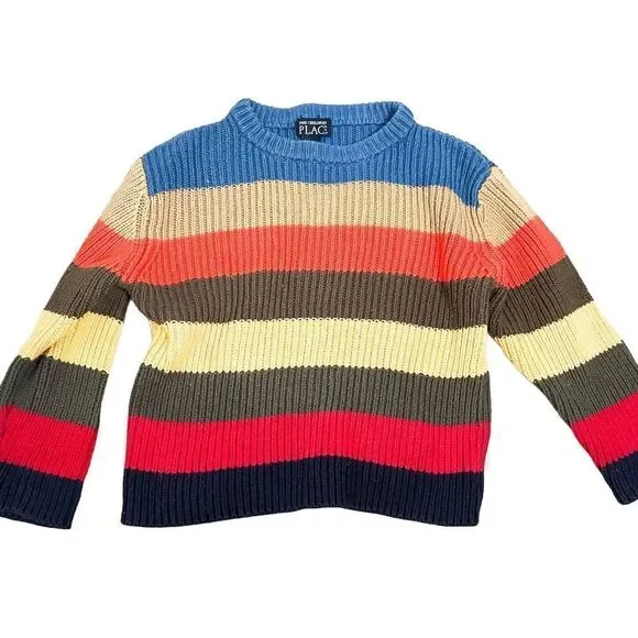 The Children’s Place Fall Striped‎ Sweater Size xs 4