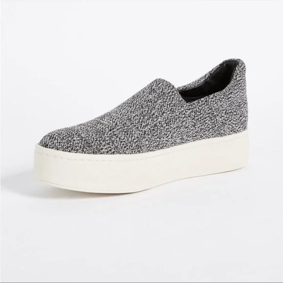 Vince Walsh Platform Slip On Sneaker in‎ Marl Grey Size 7.5