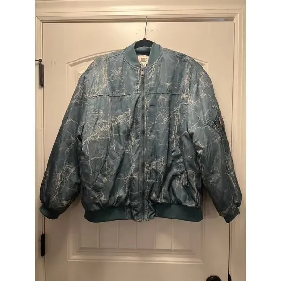 Urban Outfitters‎ BDG Men’s Full Zip Marcy Oversized Bomber Jacket Size M Green