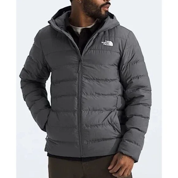 The North Face Aconcagua 3 Men's Puffer Jacket NWT SMOKED PEARL GRAY SZ S