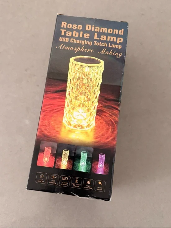 Rose Diamond Table Lamp