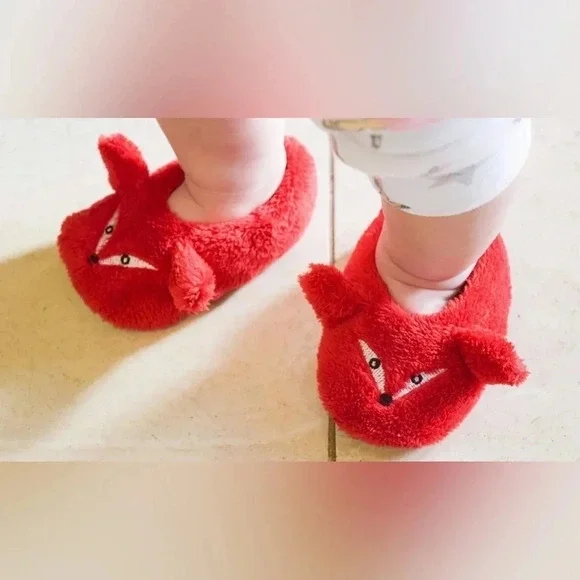Jar Of Hearts Fun Animal Characters Soft Sole Toddler Moccasins Sock Slippers