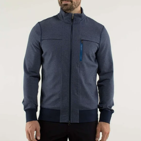 Lululemon Post Gravity Jacket Heathered Inkwell