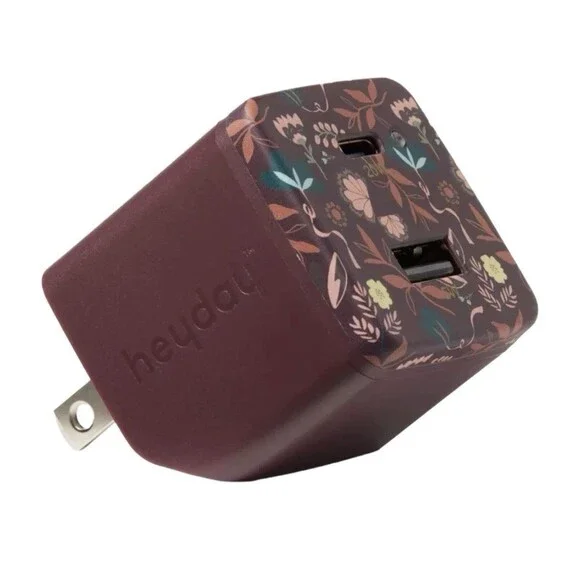 Heyday Artist Series Wall Charger USB-C & USB-A Allie Dettmann NEW