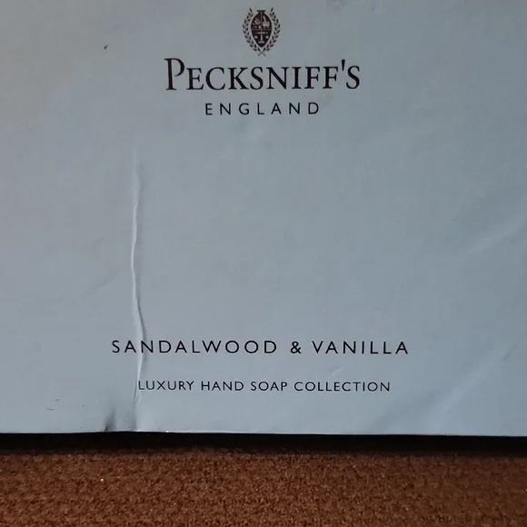 Picksniff's England Sandalwood & Vanilla  Luxury Hand Soap Collection 3X5.29 OZ