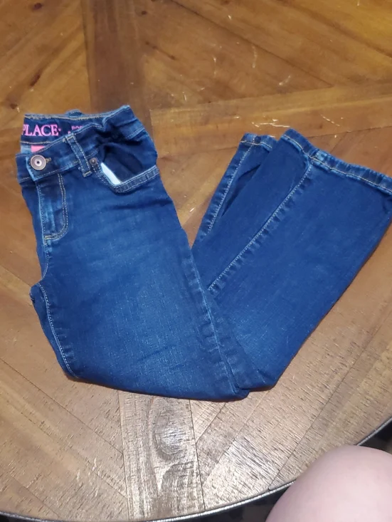 The Children's Place Girls' Dark Blue Bootcut Jeans