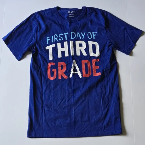 The Children's Place/'First Day of Third Grade' Kids T-Shirt/Size 10-12‎