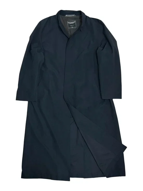 $600 WLLINGTON OF BILMORE Trench Coat Luxury Designer Long Jacket Mens 2XL
