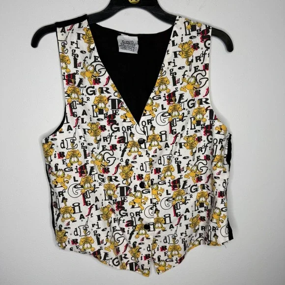 C27 United Features SyndicateVintage Garfield Vest UnitedFeatures SyndicateOS
