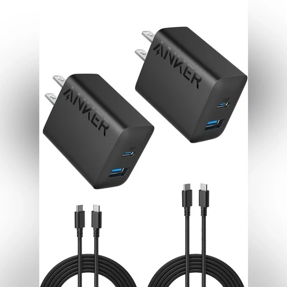 Anker Dual Port USB Wall Charger Set