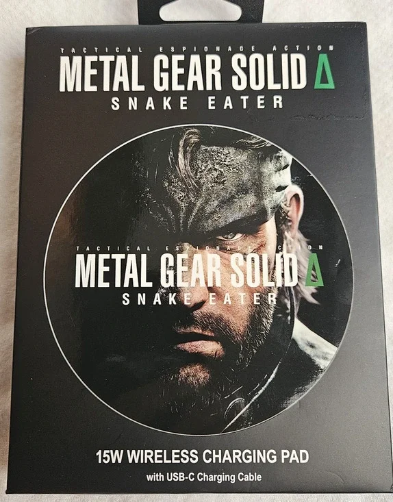 Metal Gear Solid Delta Snake Eater Wireless Charger - New