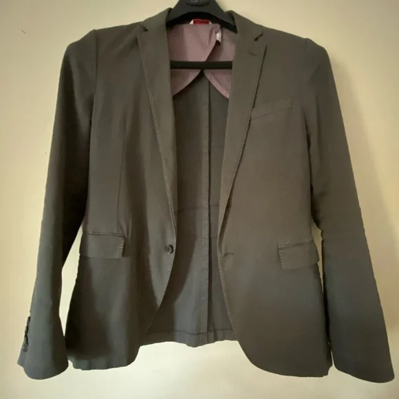 Brooks Brothers Red Fleece Gray Cotton Jacket 42L