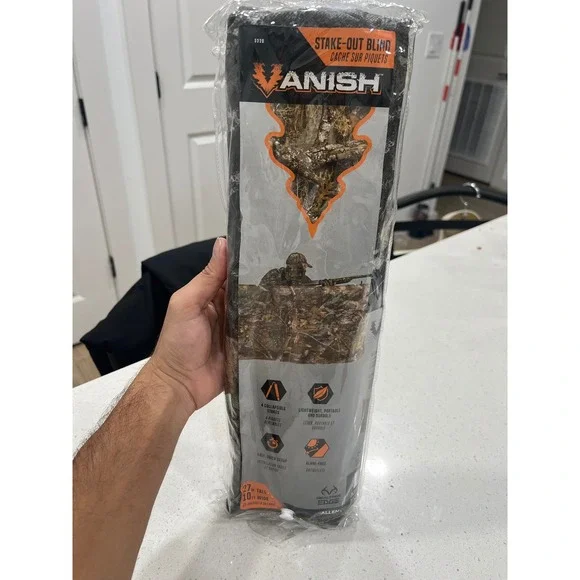 Vanish Stake Out Blind Realtree Edge Camo Lightweight‎ Portable Hunting Gear