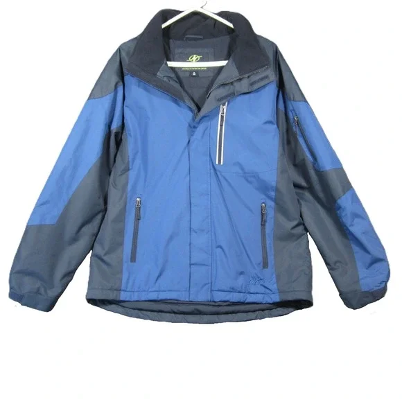 NordicTrack Winter Jacket Mens M Blue‎ Windbreaker Insulated Zip Ski Snow Hiking