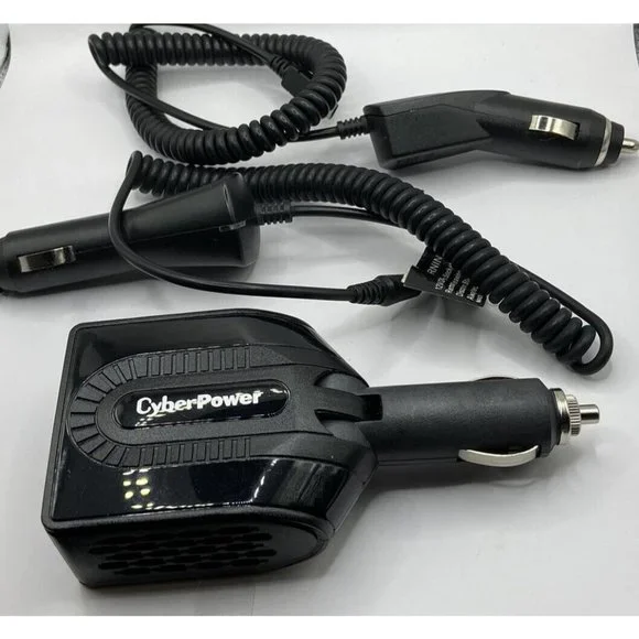 Cyber Power 120 Watt Peak 2 In 1 Mobile Power Inverter A/C USB Other Chargers To