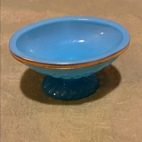Avon Blue and Gold Soap Dish