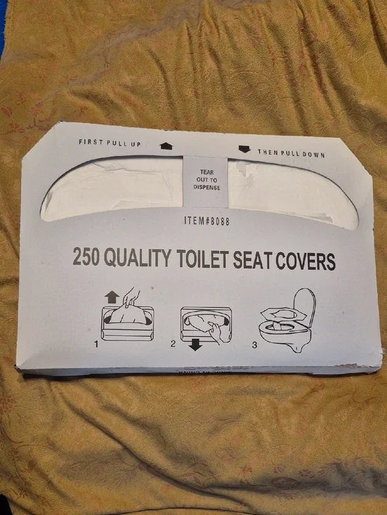 Public Toilet Seat Cover•1,000 Count total•  Four(4)Packages•250 seat covers ea.