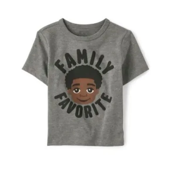 The Children’s Place Toddler Boy’s FAMILY FAVORITE Short Sleeve Graphic Tee 2T
