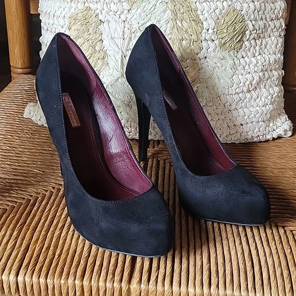 BCBGeneration parade platform stiletto heels, black, size 8.5