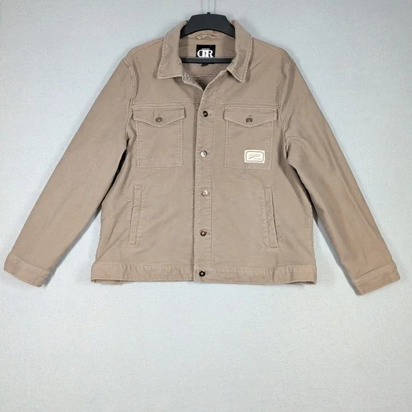 Darius Rucker Jacket Mens‎ XL Tan Las Vegas Raiders DR_35JK238 NFL Trucker Coat