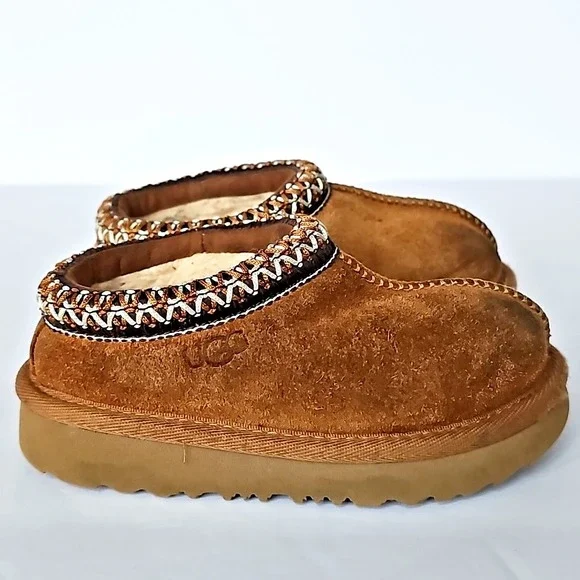 Children Unisex UGG Slippers Kids Tasman II Toddler Sz 7 Chestnut 1842