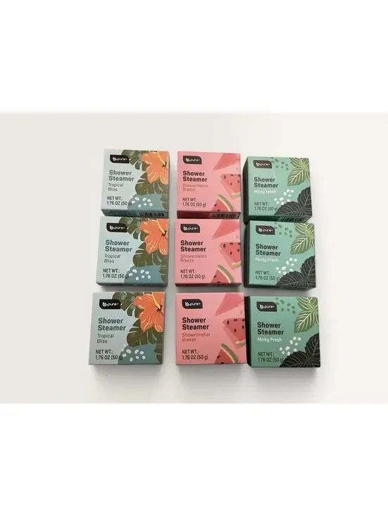 Shower Steamers 9pc Aromatherapy Spa Gift Set Relaxing Variety
