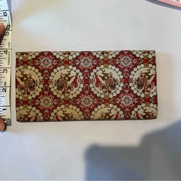 1960s Brocade wallet “lion hunting”‎ Pattern, Vintage, Japanese